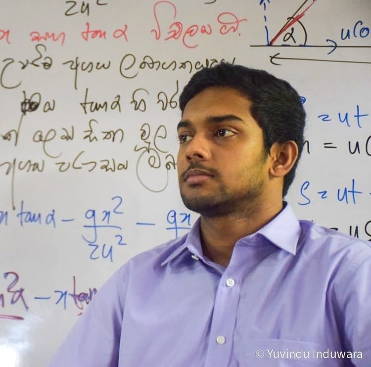Ayusha Sir in the classroom